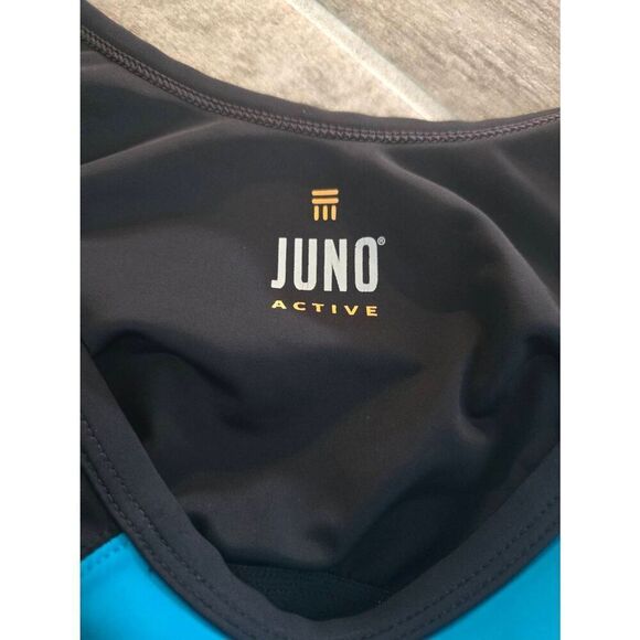 Women's Juno Active Tankini Swim Top Blue and Black Size 1x‎ - Picture 6 of 7